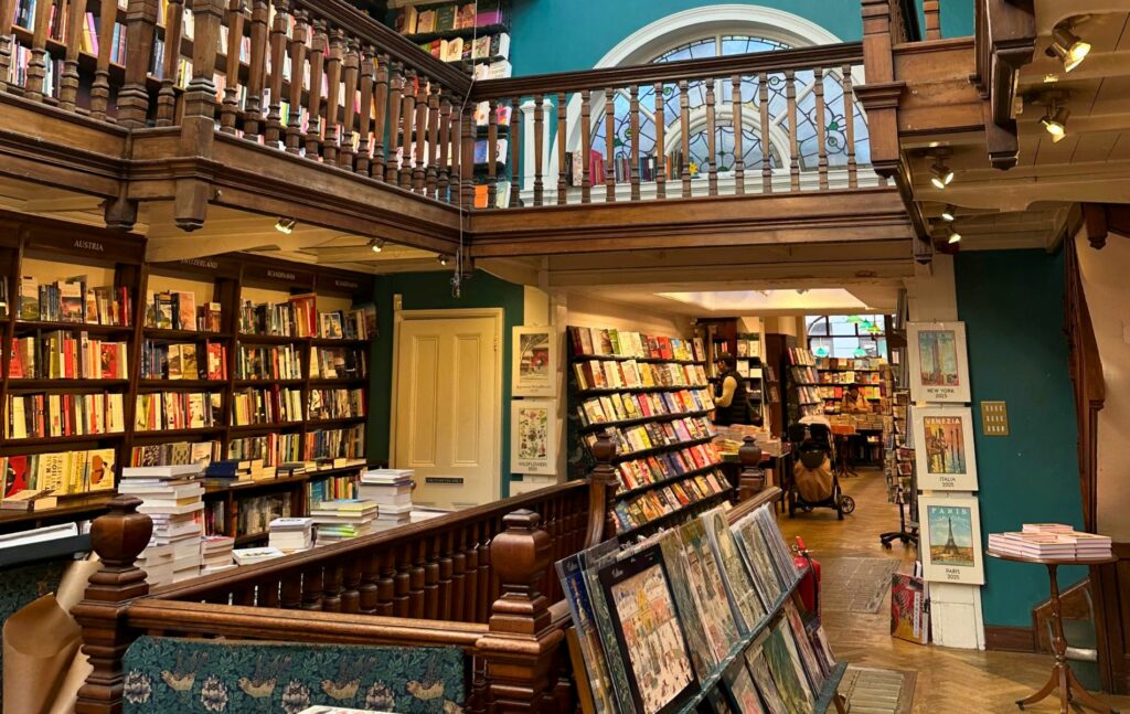 Daunt Books, housed in an elegant Edwardian building in Marylebone