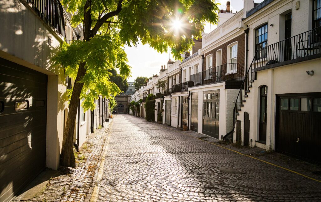 Mews houses in Chelsea, London